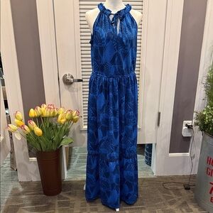 Cabana Life Royal Blue Halter Dress